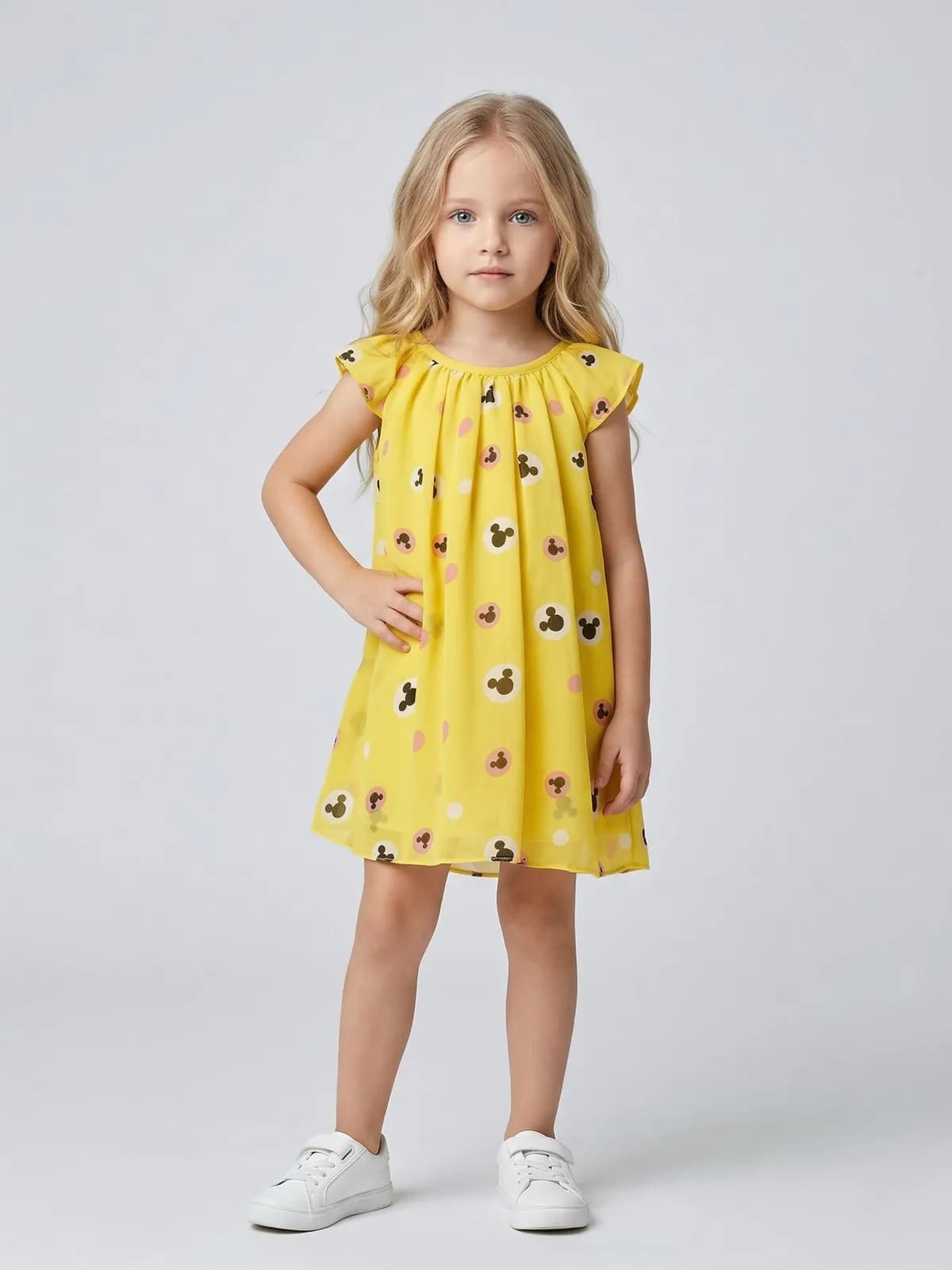 Baby Girl Animal Printed A-line dress 